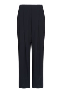 Carrie's Trouser in Drapey Wool Crepe Midnight