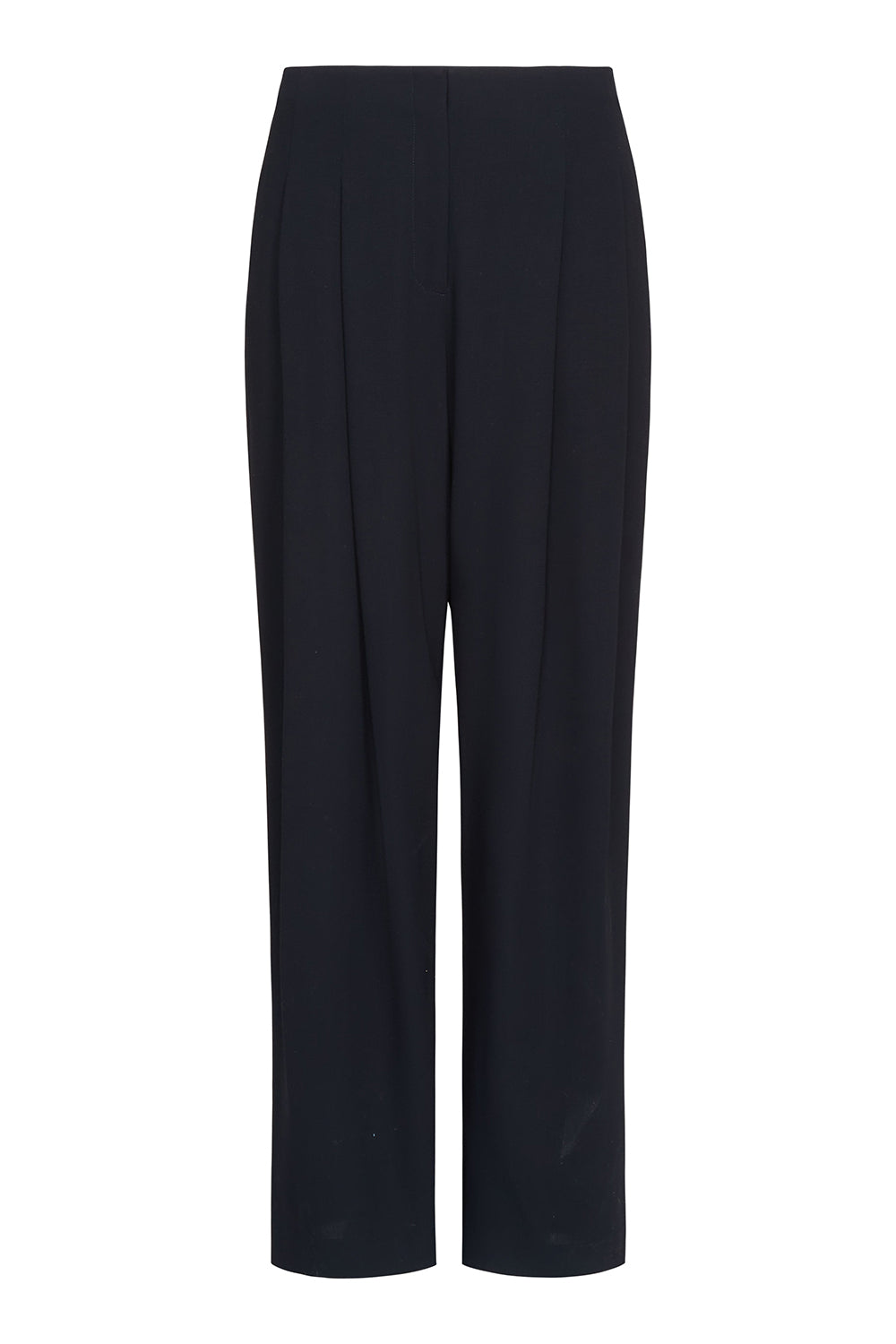 Carrie's Trouser in Drapey Wool Crepe Midnight