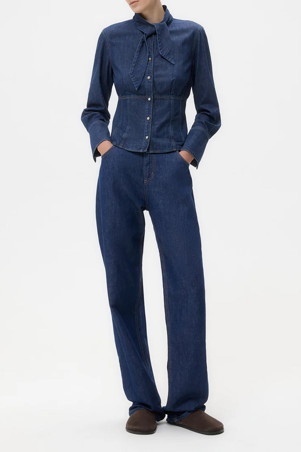 Fifi's Shirt in Denim Dark Stone