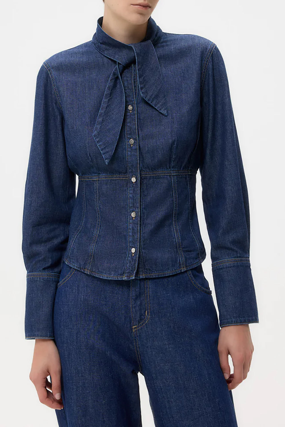 Fifi's Shirt in Denim Dark Stone