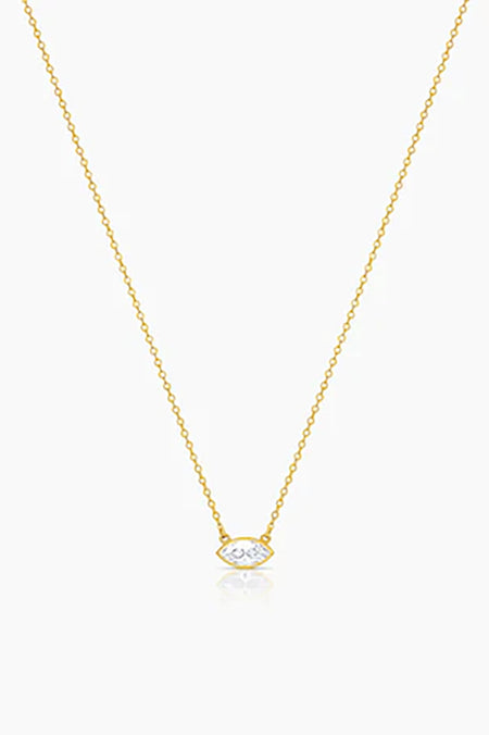 Allegra Necklace in 14k Gold Plated