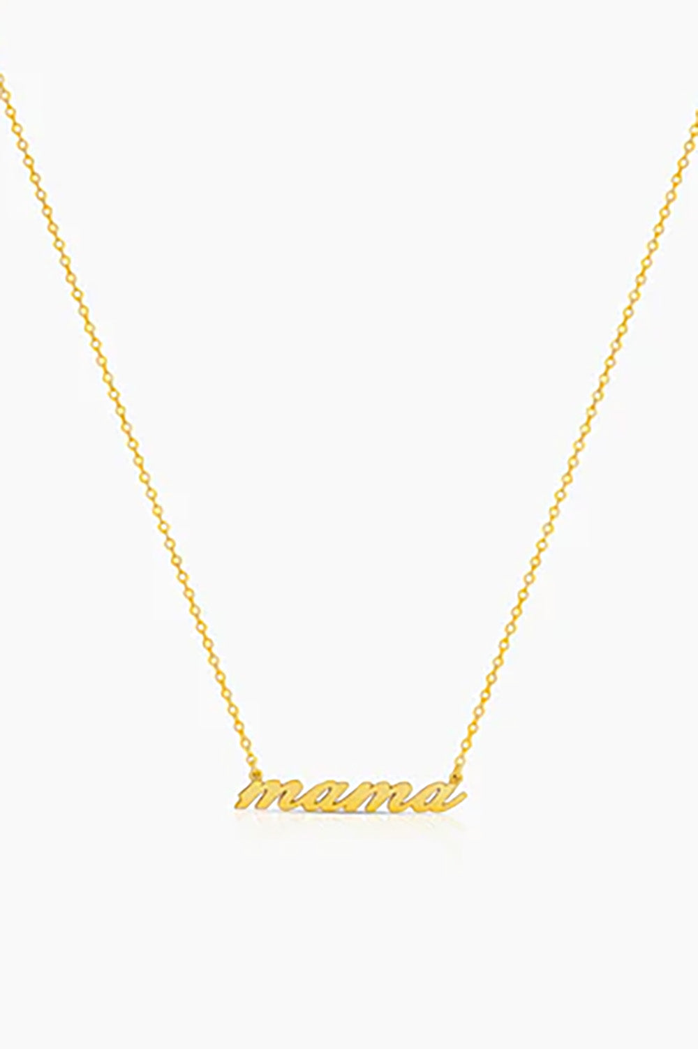 Mama Script Necklace
