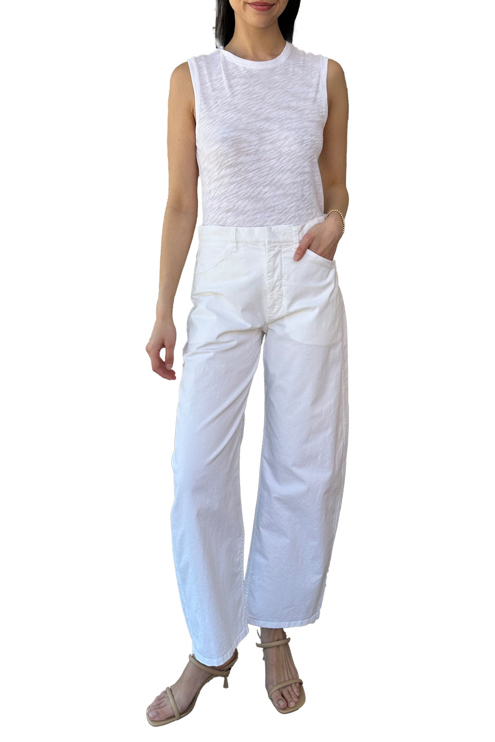 Tribeca Pant in White