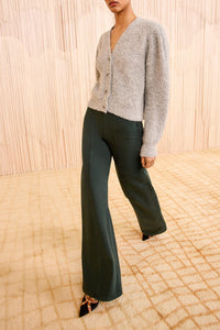 Kira Alpaca Cardigan in Pebble