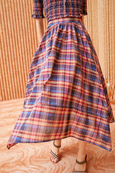 Printed Light Georgette Layer Skirt