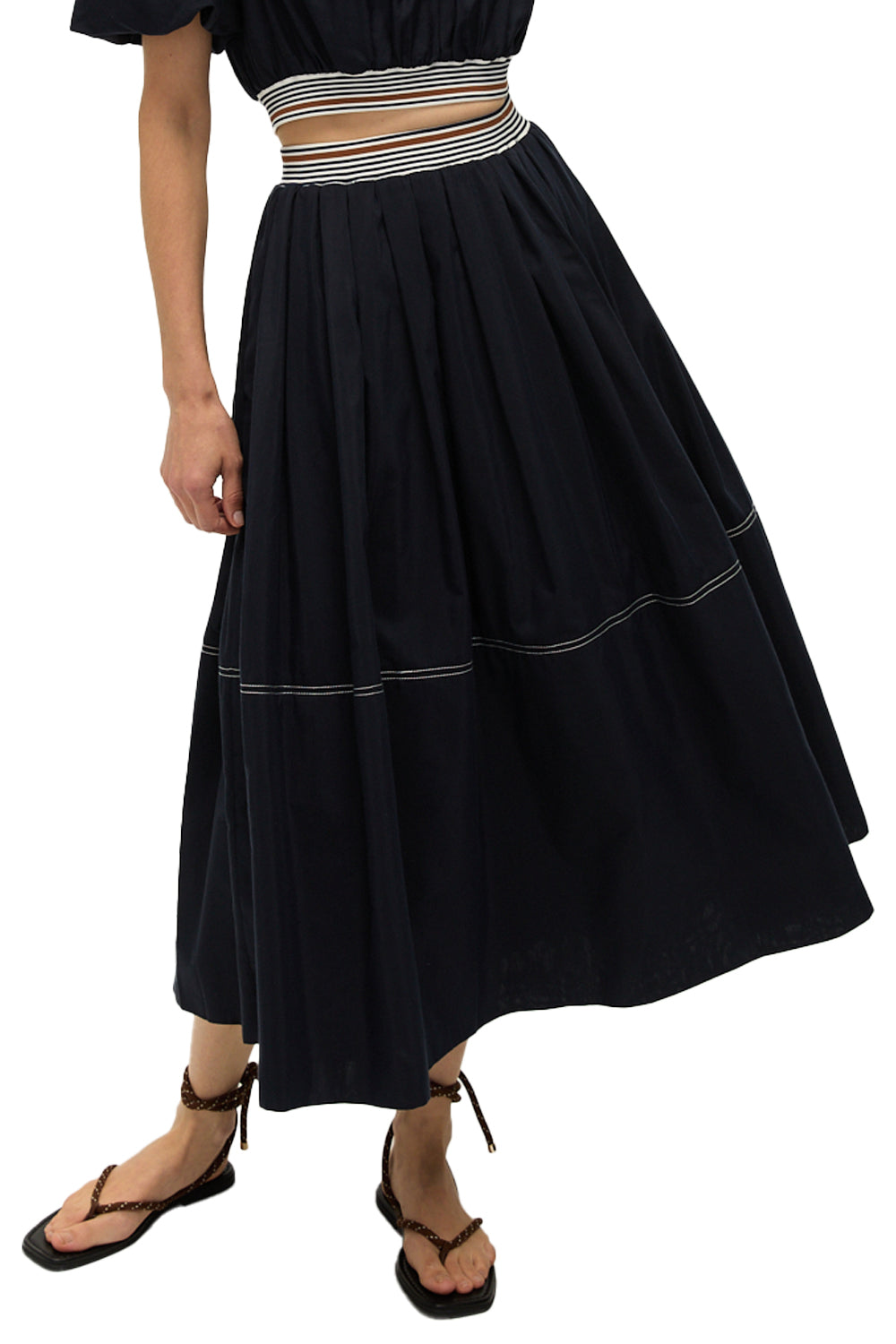 Evenlina Skirt in Navy