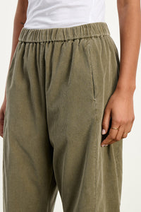 Laney Corduroy Pant in Fern