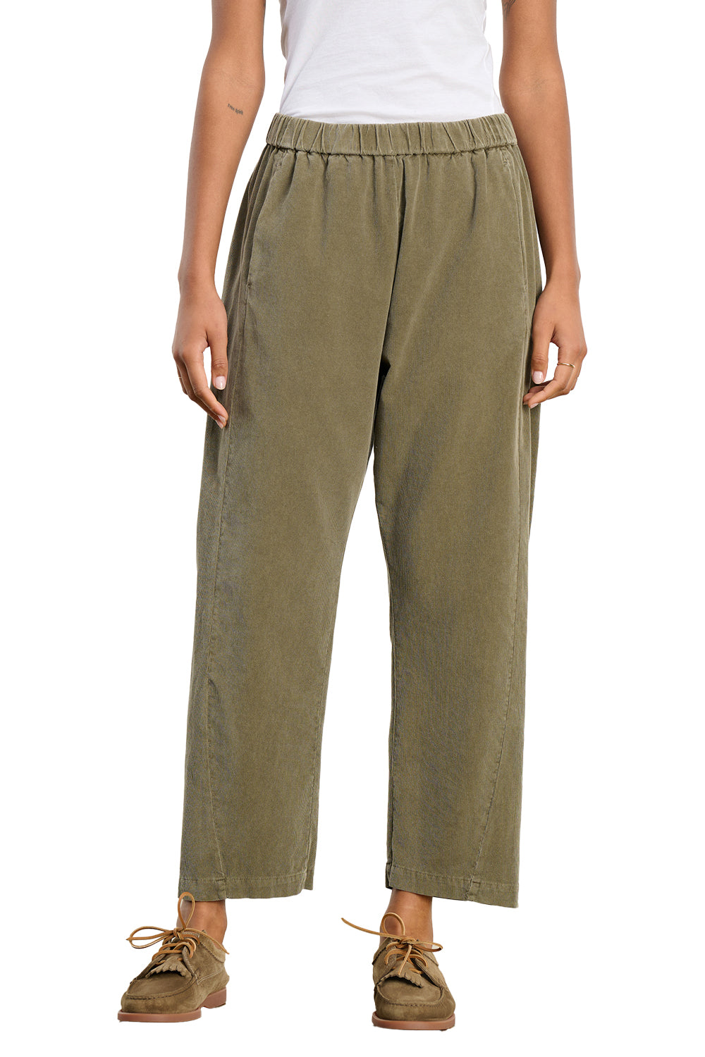 Laney Corduroy Pant in Fern