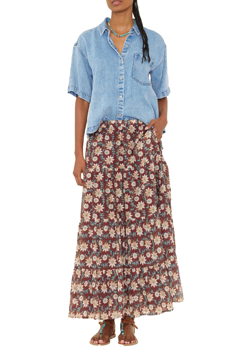 Ike Shirt in Malibu Blue