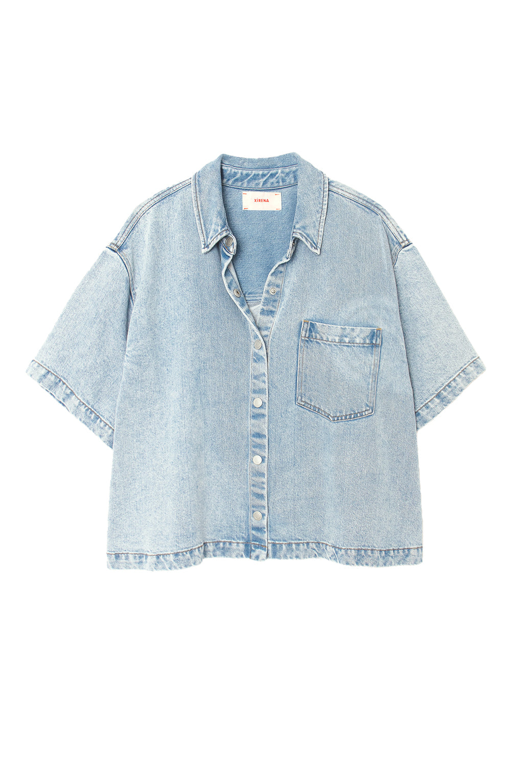 Ike Shirt in Malibu Blue