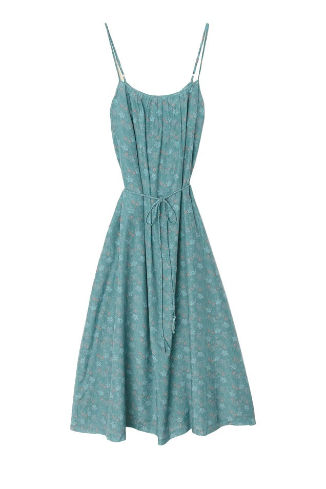 Vanna Dress in Aqua Teal
