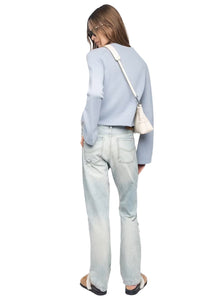 Nolly Cashmere Cardigan in Light Blue