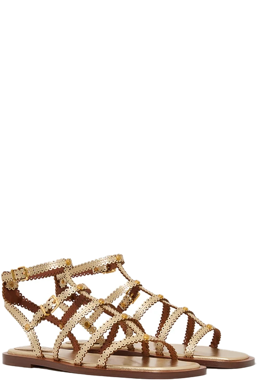Goldie Sandal in Gold – Krista K Boutique