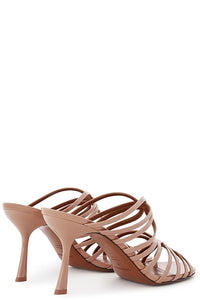 Aura Mule Sandal 85 in Peach