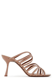 Aura Mule Sandal 85 in Peach