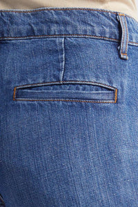 Wide Leg Denim Trouser in Summer