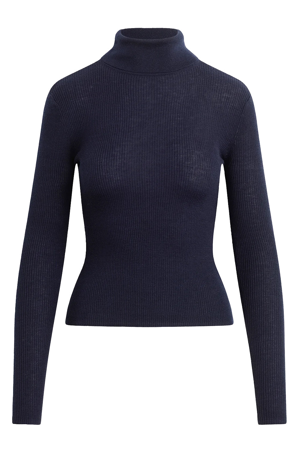 The Amelia Long Sleeve Top in Navy