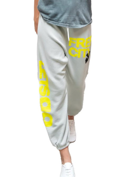 FREECITY Large Sweatpant in Squids Ink Electric