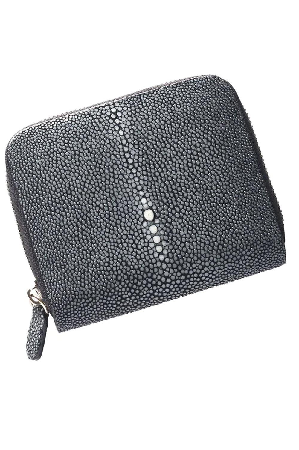 Sal Small Zip Wallet in Black