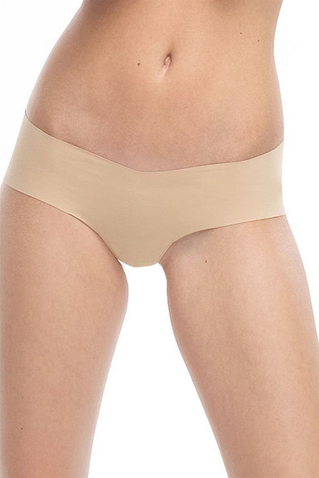 Signature Lace Low Rise Thong in Chai