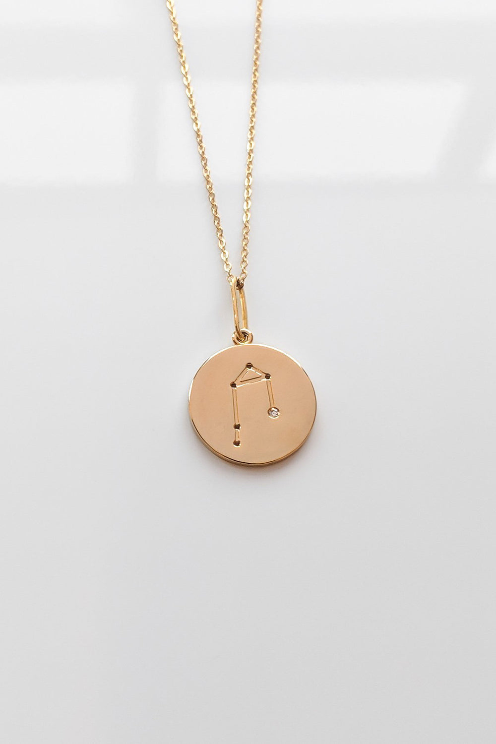 Constellation Charm Necklace - Libra