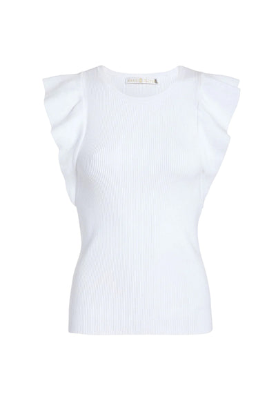Rory Top in Cool White