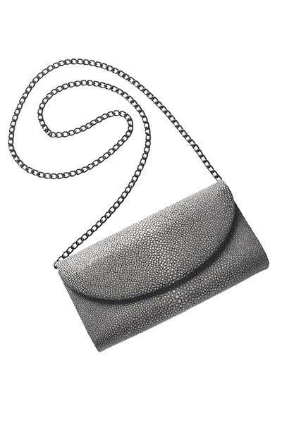 Baby Grande Stingray Clutch in Grey