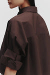 Next Ex Shirt in Delave Linen Chocolate