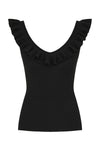 Awaken Frill Top in Black