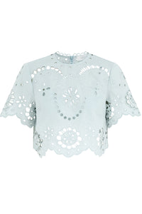 Awaken Embroidered Bodice in Mint