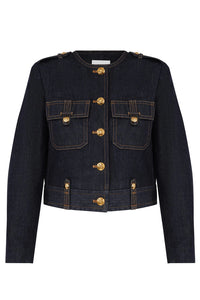 Rebellion Denim Jacket in Night Sky