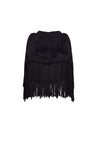 Bianca Fringe Top in Black