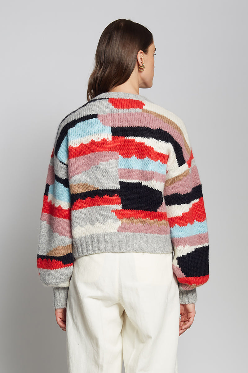 Zaria Cardi in Multicolor