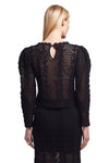 Celina Crochet Top in Black