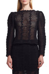 Celina Crochet Top in Black