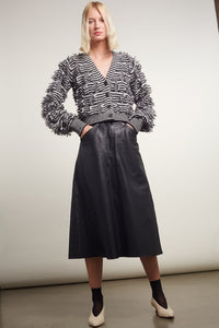 Luella Cardi in Ivory & Black Stripe