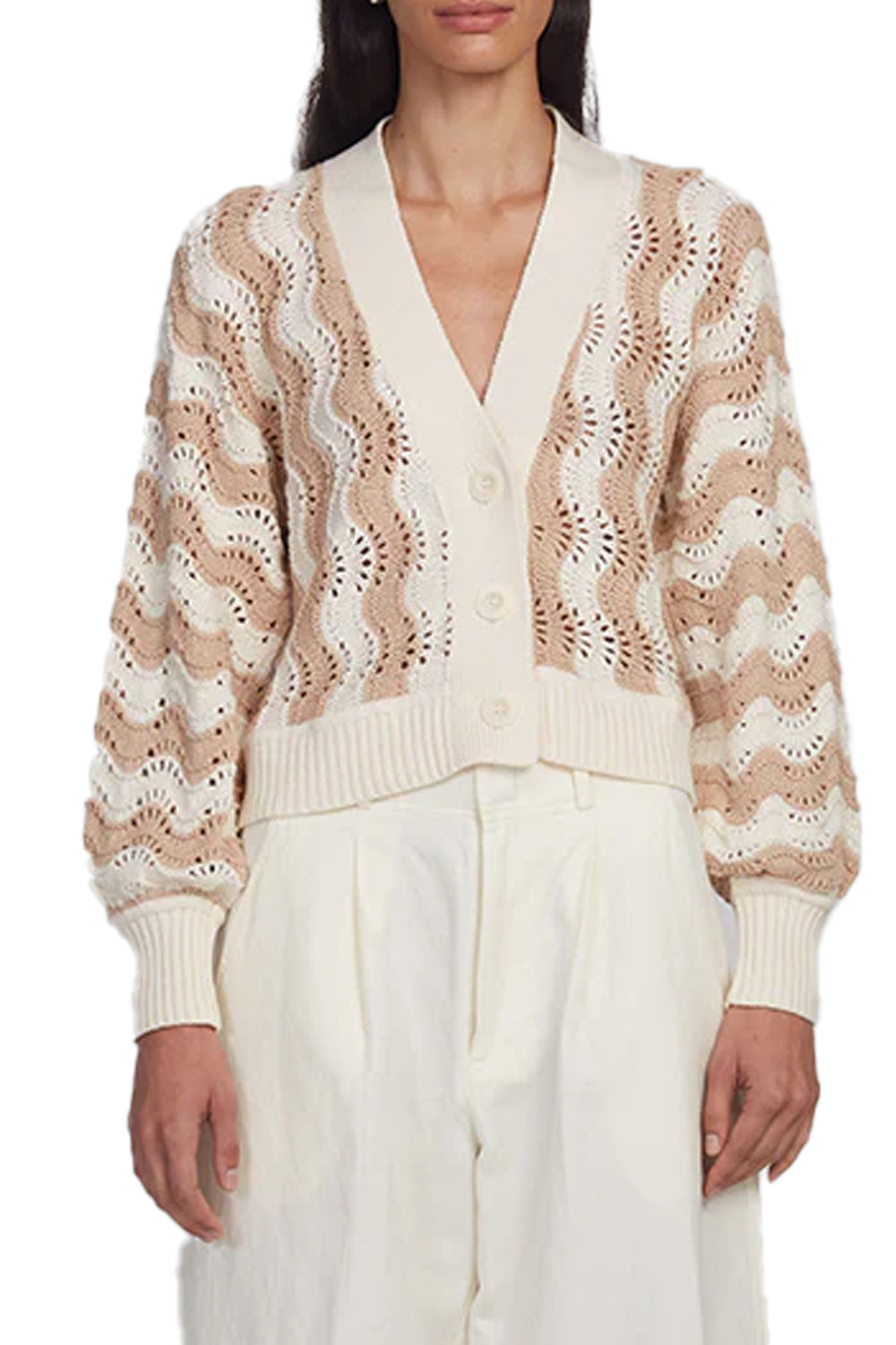 Luna Cardi in Ivory Sand