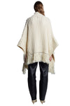 Hanni Poncho in Ivory