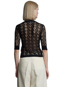 Ruby Crochet Cardi in Black