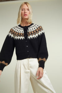 Starla Cardi in Black Ivory Combo