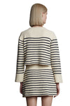 Faye Cardi in Ivory Navy Stripe