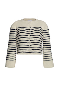 Faye Cardi in Ivory Navy Stripe