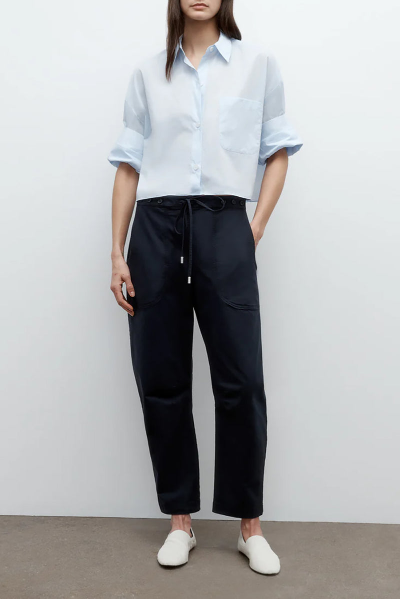 Next Ex Shirt in Superfine Cotton Baby Blue