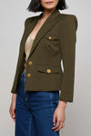 Wylla Blazer in Pine Multi Western Snake