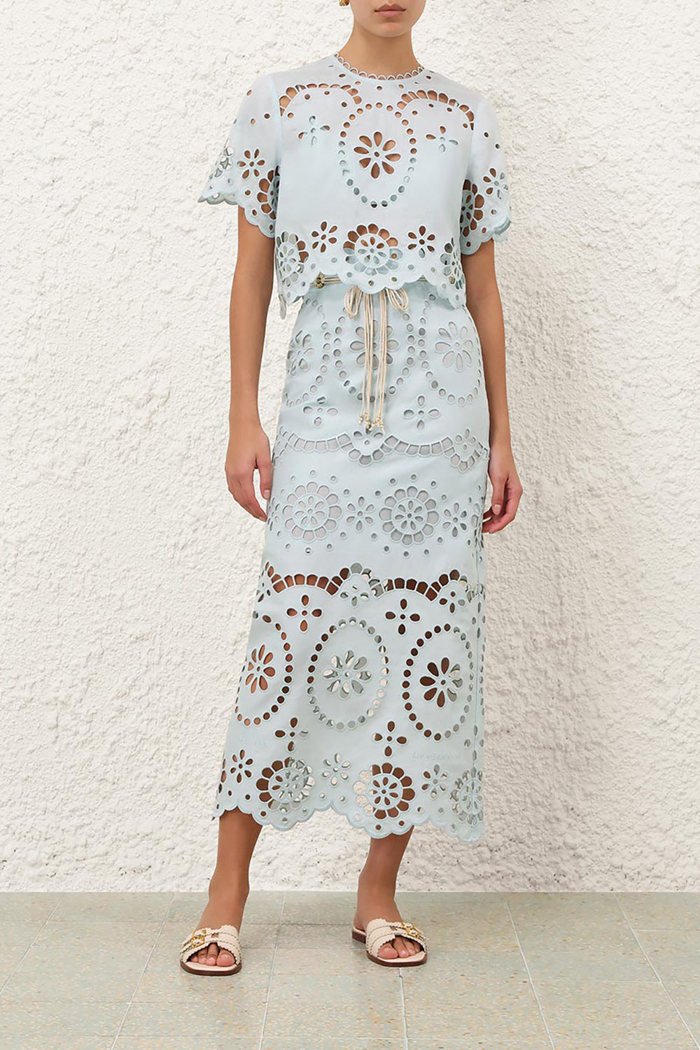 Awaken Embroidered Skirt in Mint – Krista K Boutique