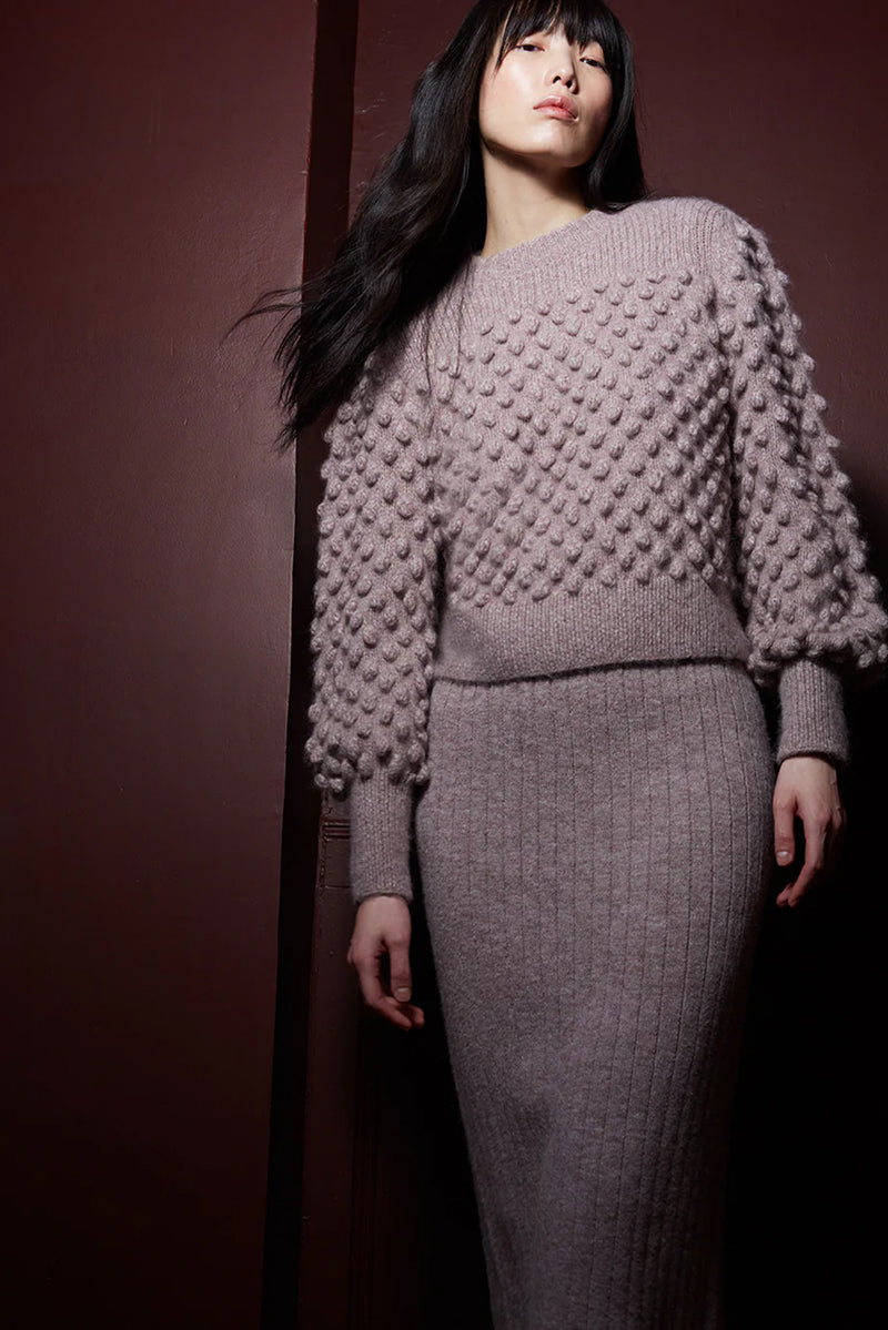 Camila Sweater in Pink Melange