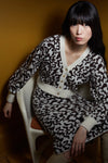 Rumi Cardi in Ivory Espresso