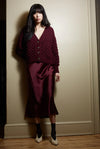 Sage Cardi in Merlot