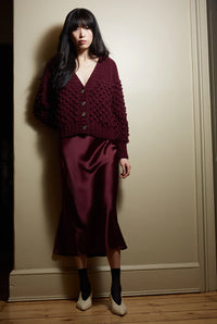 Sage Cardi in Merlot