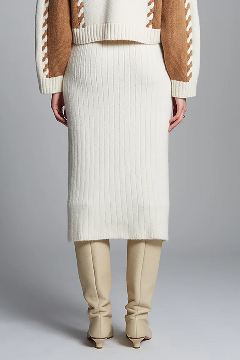 Pia Tube Skirt in Ivory